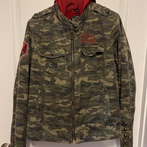 Harley-Davidson Green Camouflage Jacket